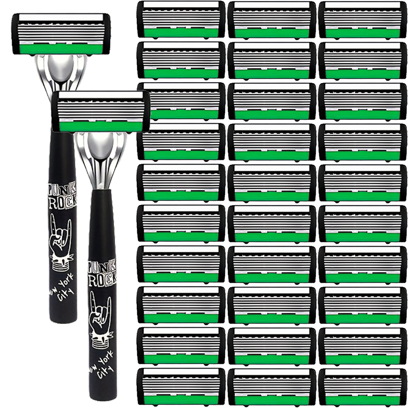 Safety Razor Handle - شفرات حلاقة رجالية عالية الجودة بـ