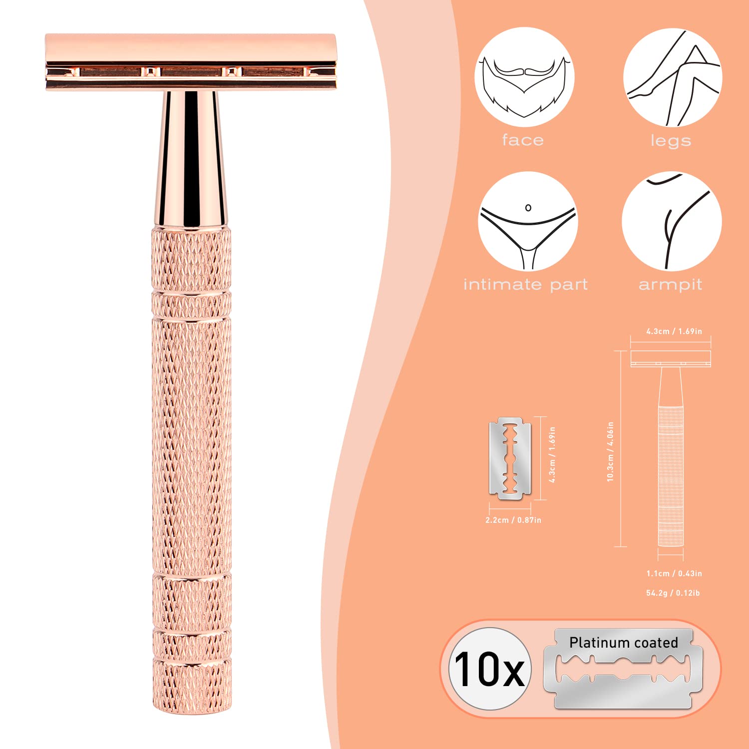 ماكينة حلاقة آمنة مزدوجة الحاف - مراجعة Safety Razor Handle وسعره