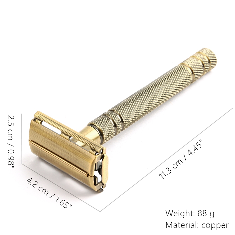 ماكينة حلاقة يدوية كلاسيكية بر - مراجعة Safety Razor Handle وسعره