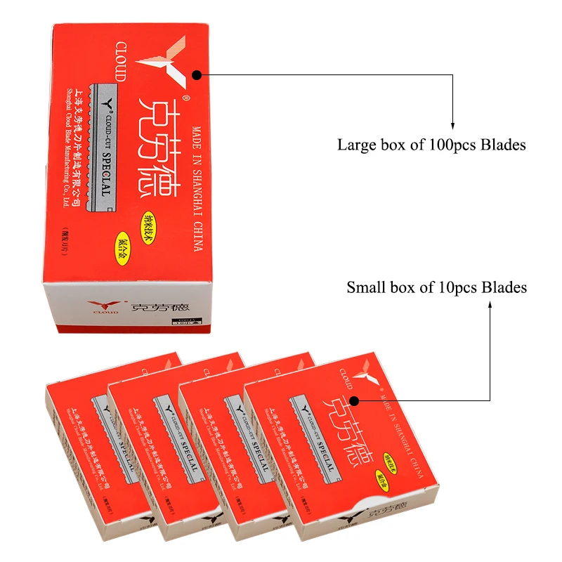 Meisha 50/100 قطعة سلامة الشعر - مراجعة Safety Razor Handle وسعره