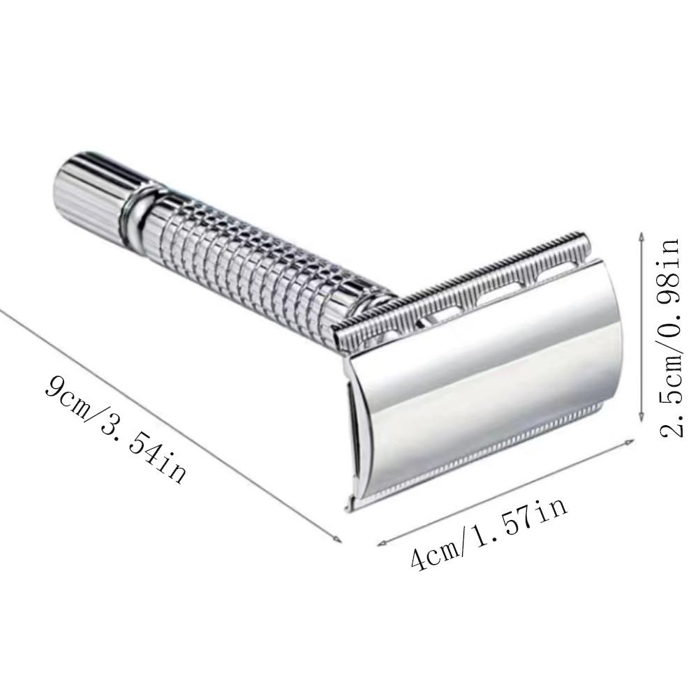 ماكينة حلاقة كلاسيكية بمقبض قص - مراجعة Safety Razor Handle وسعره